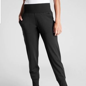 Athleta venice jogger women's s, black, pockets